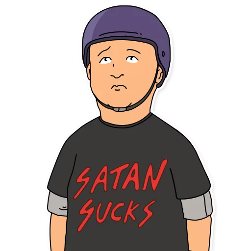 Sticker from the "King of the Hill" sticker pack