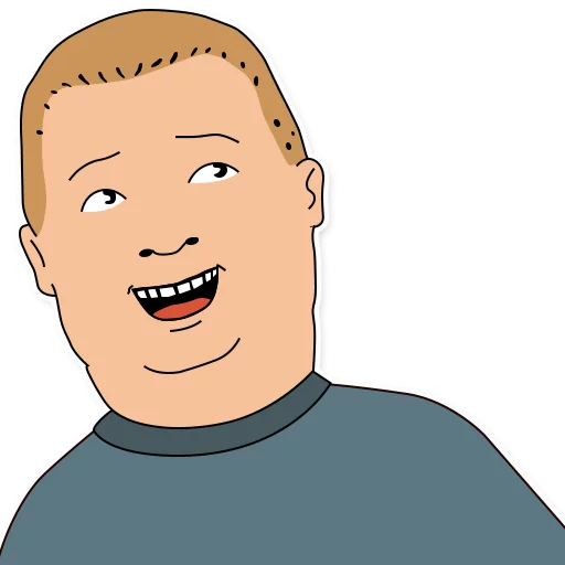 Sticker from the "King of the Hill" sticker pack