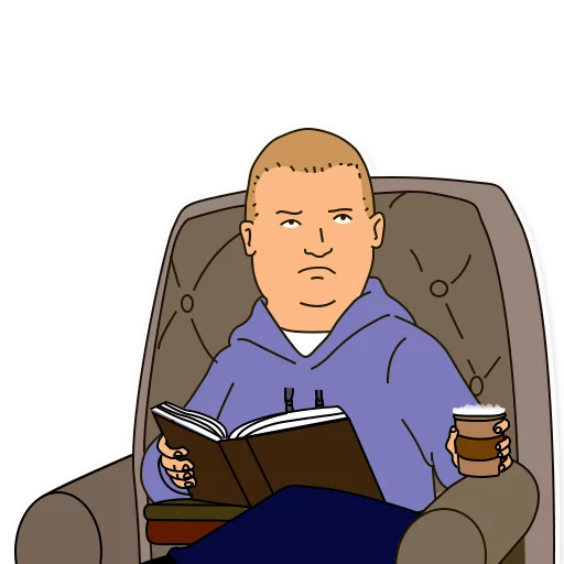 Sticker from the "King of the Hill" sticker pack