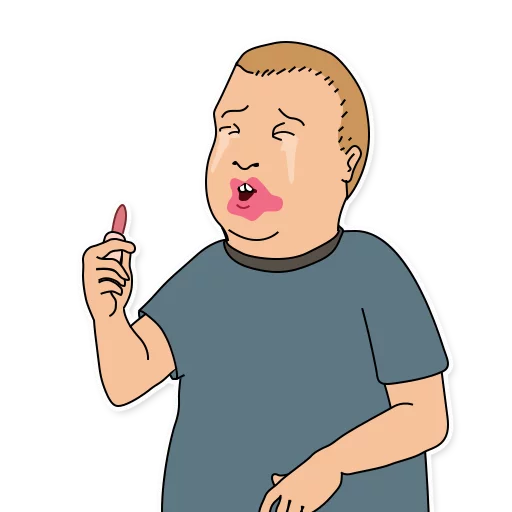 Sticker from the "King of the Hill" sticker pack