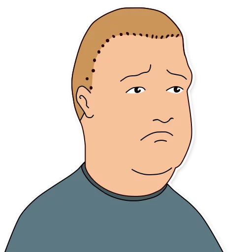 Sticker from the "King of the Hill" sticker pack