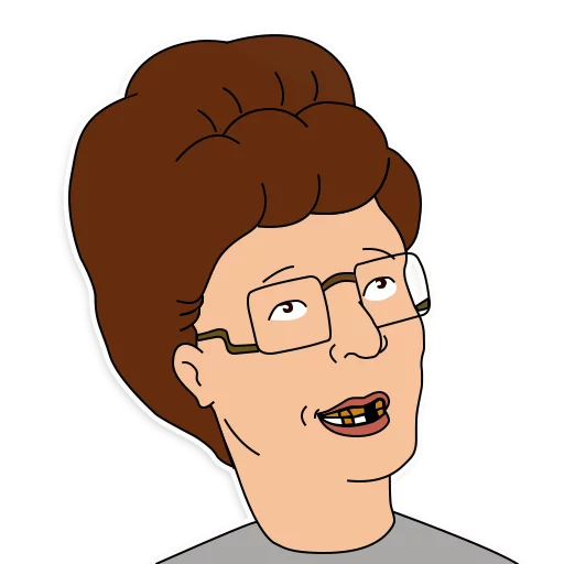 Sticker from the "King of the Hill" sticker pack