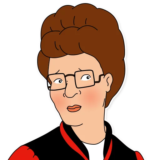 Sticker from the "King of the Hill" sticker pack