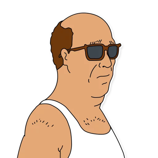 Sticker from the "King of the Hill" sticker pack