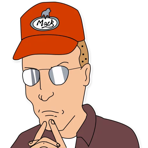 Sticker from the "King of the Hill" sticker pack