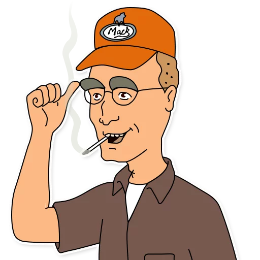 Sticker from the "King of the Hill" sticker pack