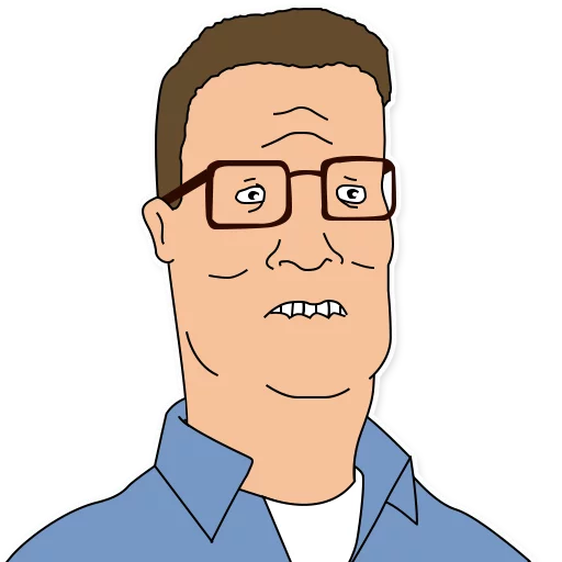 Sticker from the "King of the Hill" sticker pack