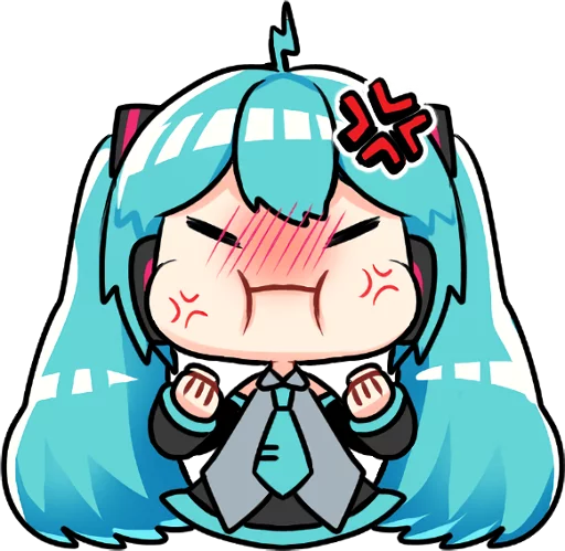 Sticker from the "Hatsune Miku & Megurine Luka" sticker pack