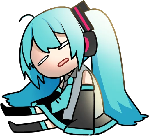 Sticker from the "Hatsune Miku & Megurine Luka" sticker pack