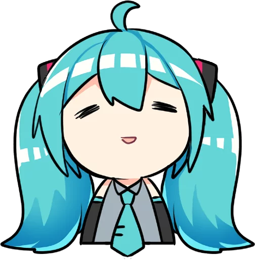 Sticker from the "Hatsune Miku & Megurine Luka" sticker pack