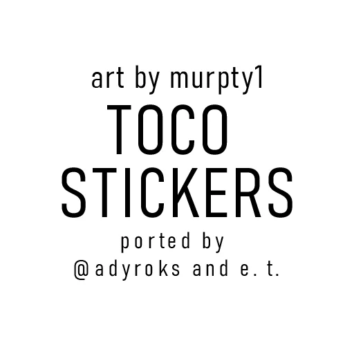 Sticker from the "Toco" sticker pack