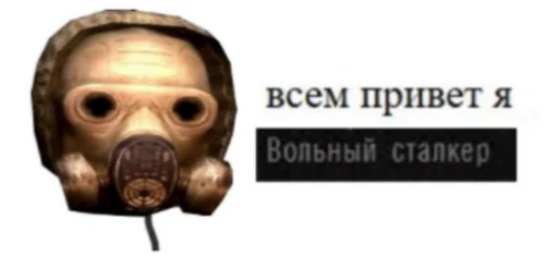 Sticker from the "Сталкерония" sticker pack