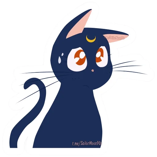 Sticker from the "😻Luna & Artemis😸" sticker pack