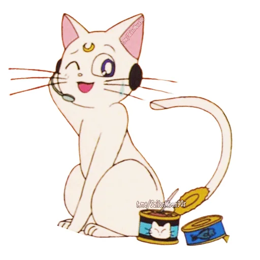 Sticker from the "😻Luna & Artemis😸" sticker pack