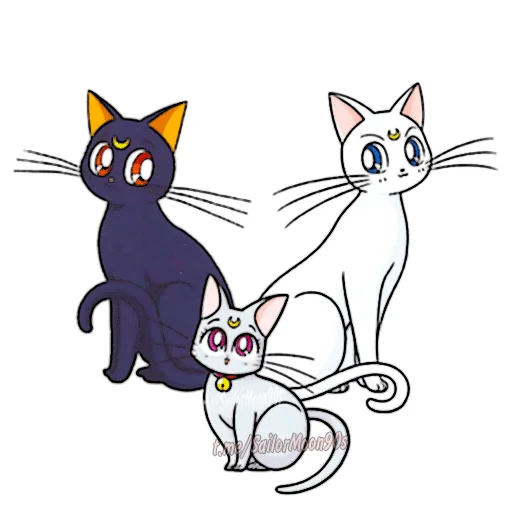 Sticker from the "😻Luna & Artemis😸" sticker pack