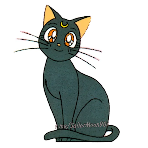 Sticker from the "😻Luna & Artemis😸" sticker pack