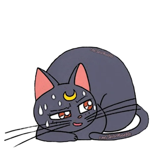 Sticker from the "😻Luna & Artemis😸" sticker pack