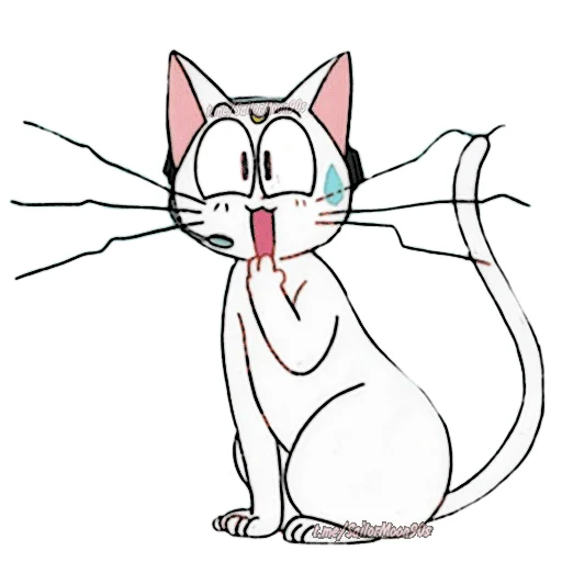 Sticker from the "😻Luna & Artemis😸" sticker pack