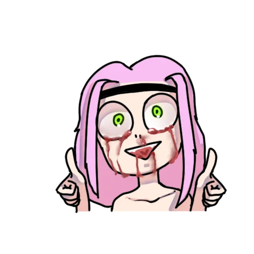 Sticker from the "Kiku pwp" sticker pack