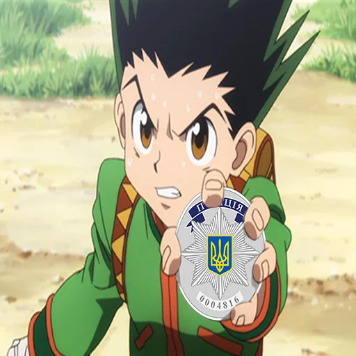 Стикер из набора "Hunter X Hunter"