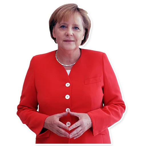 Sticker from the "Merkel Pack" sticker pack