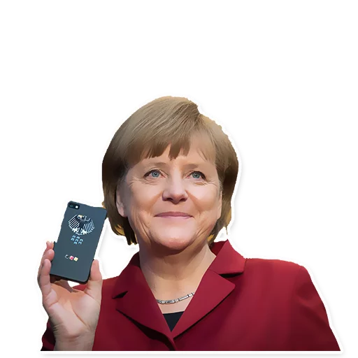 Sticker from the "Merkel Pack" sticker pack