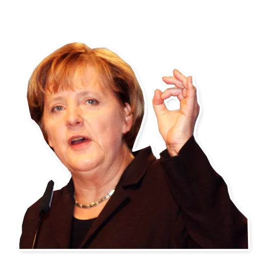 Sticker from the "Merkel Pack" sticker pack