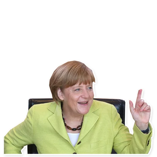 Sticker from the "Merkel Pack" sticker pack