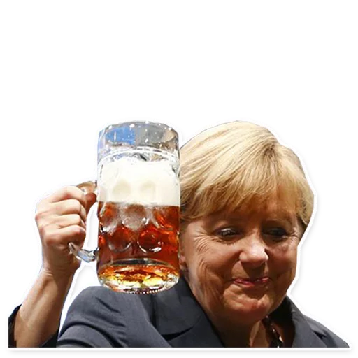 Sticker from the "Merkel Pack" sticker pack