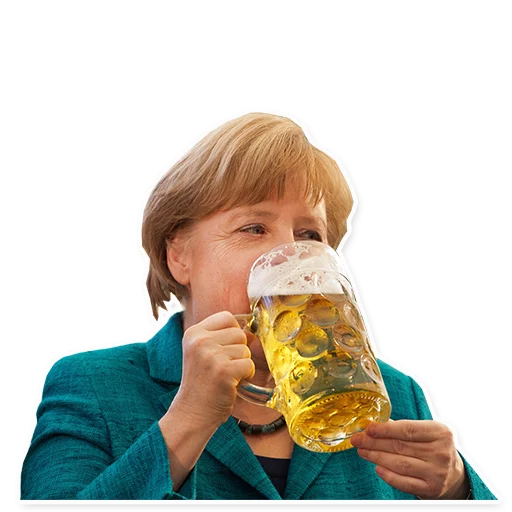 Sticker from the "Merkel Pack" sticker pack