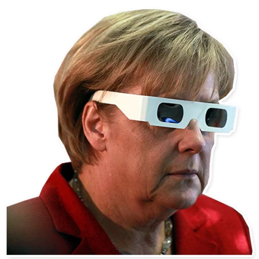 Sticker from the "Merkel Pack" sticker pack