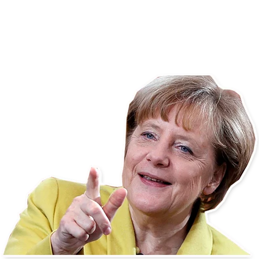 Sticker from the "Merkel Pack" sticker pack