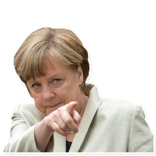 Sticker from the "Merkel Pack" sticker pack