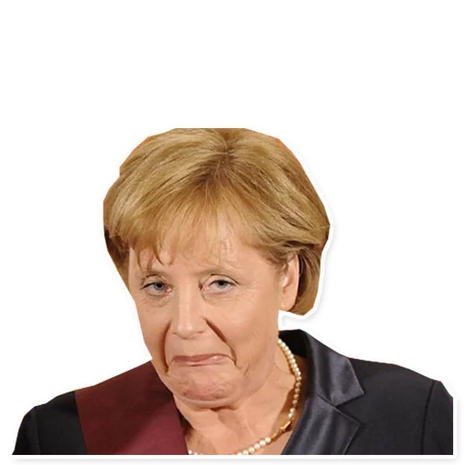 Sticker from the "Merkel Pack" sticker pack