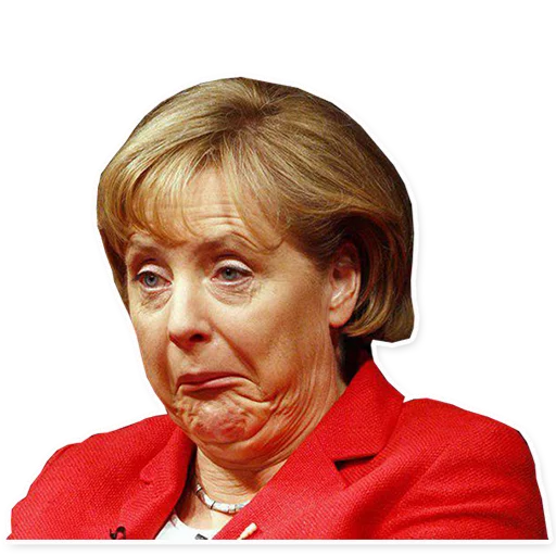 Sticker from the "Merkel Pack" sticker pack