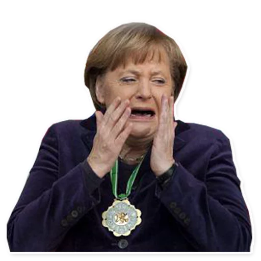 Sticker from the "Merkel Pack" sticker pack