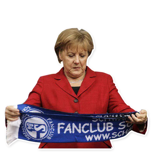 Sticker from the "Merkel Pack" sticker pack