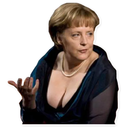 Sticker from the "Merkel Pack" sticker pack