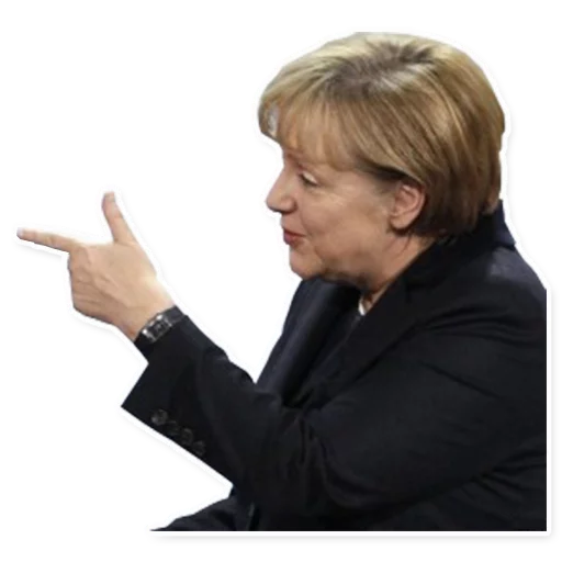 Sticker from the "Merkel Pack" sticker pack