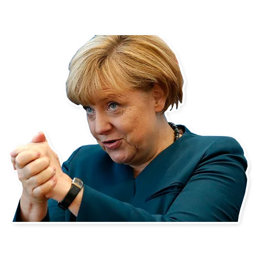 Sticker from the "Merkel Pack" sticker pack