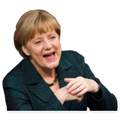 Sticker from the "Merkel Pack" sticker pack