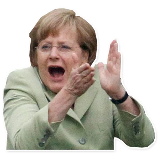 Sticker from the "Merkel Pack" sticker pack