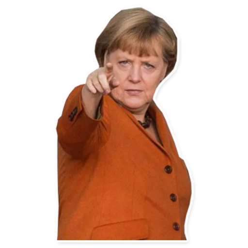 Sticker from the "Merkel Pack" sticker pack