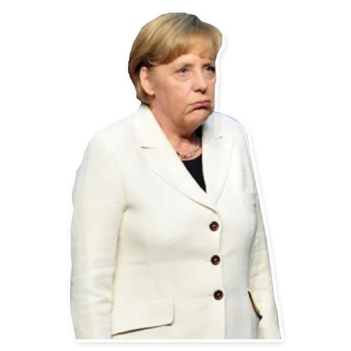 Sticker from the "Merkel Pack" sticker pack