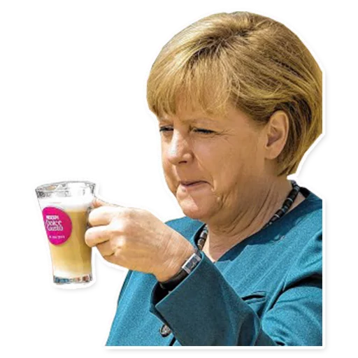 Sticker from the "Merkel Pack" sticker pack