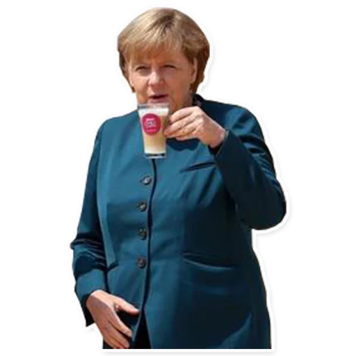 Sticker from the "Merkel Pack" sticker pack