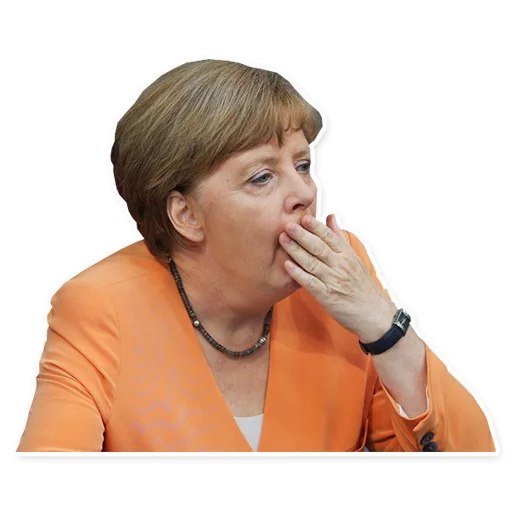 Sticker from the "Merkel Pack" sticker pack