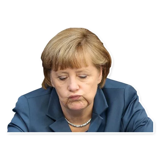 Sticker from the "Merkel Pack" sticker pack