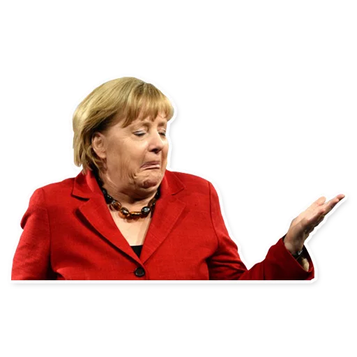 Sticker from the "Merkel Pack" sticker pack