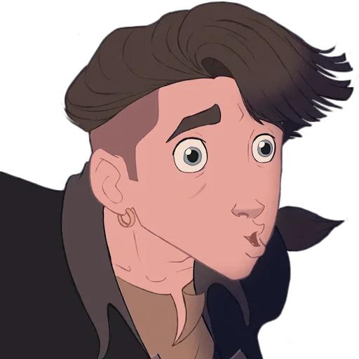 Sticker from the "Treasure Planet" sticker pack